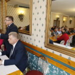 21.04.2018 Opatów. Poseł do Parlamentu Europejskiego Zbigniew Kuźmiuk spotkał się z mieszkańcami miasta / Jarosław Kubalski / Radio Kielce