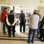 22.04.2018 Mniów. Minister Rolnictwa i Rozwoju Wsi Krzysztof Jurgiel spotkał się z mieszkańcami / Jarosław Kubalski / Radio Kielce