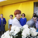 22.04.2018 Starachowice. Minister resortu Rodziny, Pracy i Polityki Społecznej Elżbieta Rafalska odwiedziła środowiskowy dom samopomocy przy ulicy Batalionów Chłopskich / Jarosław Kubalski / Radio Kielce