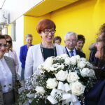 22.04.2018 Starachowice. Minister resortu Rodziny, Pracy i Polityki Społecznej Elżbieta Rafalska odwiedziła środowiskowy dom samopomocy przy ulicy Batalionów Chłopskich / Jarosław Kubalski / Radio Kielce