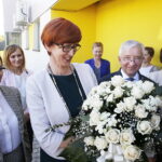 22.04.2018 Starachowice. Minister resortu Rodziny, Pracy i Polityki Społecznej Elżbieta Rafalska odwiedziła środowiskowy dom samopomocy przy ulicy Batalionów Chłopskich / Jarosław Kubalski / Radio Kielce