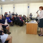 22.04.2018 Starachowice. Minister resortu Rodziny, Pracy i Polityki Społecznej Elżbieta Rafalska spotkała się z mieszkańcami / Jarosław Kubalski / Radio Kielce