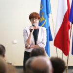 22.04.2018 Starachowice. Minister resortu Rodziny, Pracy i Polityki Społecznej Elżbieta Rafalska spotkała się z mieszkańcami / Jarosław Kubalski / Radio Kielce