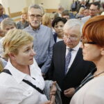 22.04.2018 Starachowice. Minister resortu Rodziny, Pracy i Polityki Społecznej Elżbieta Rafalska spotkała się z mieszkańcami / Jarosław Kubalski / Radio Kielce