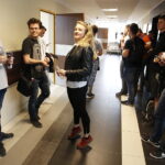 23.04.2018 Kielce. Legia Akademicka. Zajęcia teoretyczne na Politechnice Świętokrzyskiej / Jarosław Kubalski / Radio Kielce