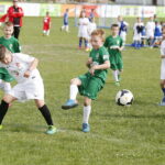24.04.2018 Ćmińsk. Turniej piłki nożnej „Z podwórka na stadion o Puchar Tymbarku”. Mecz AMO Kielce -FA Jędrzejów / Jarosław Kubalski / Radio Kielce