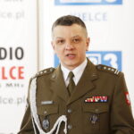 26.04.2018 Kielce. OMPiO. Wystawa malarstwa "Forty i fortyfikacje". Pułkownik Artur Barański, dowódca 10. Świętokrzyskiej Brygady Wojsk Obrony Terytorialnej / Jarosław Kubalski / Radio Kielce