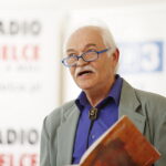 26.04.2018 Kielce. OMPiO. Wystawa malarstwa "Forty i fortyfikacje". Kurator wystawy Waldemar Kusal / Jarosław Kubalski / Radio Kielce