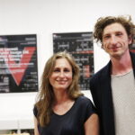 26.04.2018 Kielce. Instytut Dizajnu. Katarzyna Worpus - Wrońska i Jan Worpus - Budziejewski. Plakat / Jarosław Kubalski / Radio Kielce