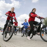 27.04.2018 Kielce. Festyn „Jednośladem bezpiecznie do celu” / Jarosław Kubalski / Radio Kielce