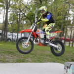 27.04.2018 Kielce. Festyn „Jednośladem bezpiecznie do celu”. Przemysław Kaczmarczyk / Jarosław Kubalski / Radio Kielce