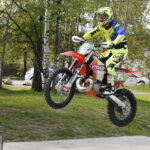 27.04.2018 Kielce. Festyn „Jednośladem bezpiecznie do celu”. Przemysław Kaczmarczyk / Jarosław Kubalski / Radio Kielce