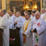 Jubileusz Kapłanów zorganizowany z okazji 200-lecia diecezji sandomierskiej. Mszy świętej w bazylice katedralnej przewodniczył biskup ordynariusz Krzysztof Nitkiewicz / Grażyna Szlęzak-Wójcik / Radio Kielce