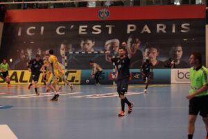 Paryż. Mecz Ligi Mistrzów Paris Saint-Germain - PGE VIVE Kielce / Krzysztof Bujnowicz / Radio Kielce