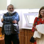 Otwarcie wystawy fotografii "Kresy cz.II - Kresy Wschodnie". Po lewej: Marian Orliński / Marzena Mąkosa / Radio Kielce