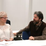 Konferencja "Innowacje w onkologii" na Wydziale Lekarskim i Nauk o Zdrowiu UJK. Po lewej: Mirosława Tekiel - psycholog kliniczny pracujący w ŚCO / Marzena Mąkosa / Radio Kielce