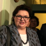 Oddanie do użytku mieszkań chronionych dla osób niepełnosprawnych. Elżbieta Bojanowska - wiceminister Rodziny, Pracy i Polityki Społecznej / Marzena Mąkosa / Radio Kielce