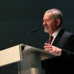 Spotkanie najlepszych uczniów z województwa świętokrzyskiego w Targach Kielce. Kazimierz Mądzik - świętokrzyski kurator oświaty / Marzena Mąkosa / Radio Kielce