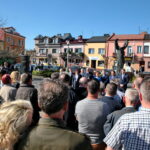 Minister Spraw Wewnętrznych i Administracji,  Joachim Brudziński spotkał się z mieszkańcami Chmielnika / Marzena Mąkosa / Radio Kielce