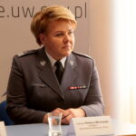 Spotkanie Ministra Spraw Wewnętrznych z wojewódzkimi szefami służb podlegającymi jego resortowi. Nadinsp. Helena Michalak - zastępca Komendanta Głównego Policji / Marzena Mąkosa / Radio Kielce