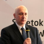 Spotkanie Ministra Spraw Wewnętrznych z wojewódzkimi szefami służb podlegającymi jego resortowi. Joachim Brudziński - Minister Spraw Wewnętrznych i Administracji / Marzena Mąkosa / Radio Kielce