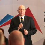 Spotkanie Ministra Spraw Wewnętrznych z wojewódzkimi szefami służb podlegającymi jego resortowi. Joachim Brudziński - Minister Spraw Wewnętrznych i Administracji / Marzena Mąkosa / Radio Kielce