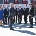 Minister Joachim Brudziński odwiedził remontowaną jednostkę Straży Pożarnej / Marzena Mąkosa / Radio Kielce