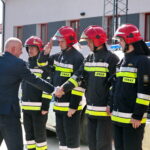 Minister Joachim Brudziński odwiedził remontowaną jednostkę Straży Pożarnej / Marzena Mąkosa / Radio Kielce