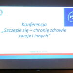 Konferencja dotycząca szczepień w Exbudzie / Marzena Mąkosa / Radio Kielce