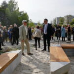 Odsłonięcie "Ławeczek Jerzego Kapuścińskiego" na kieleckiej Kadzielni / Marzena Mąkosa / Radio Kielce