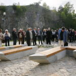 Odsłonięcie "Ławeczek Jerzego Kapuścińskiego" na kieleckiej Kadzielni / Marzena Mąkosa / Radio Kielce