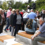 Odsłonięcie "Ławeczek Jerzego Kapuścińskiego" na kieleckiej Kadzielni / Marzena Mąkosa / Radio Kielce