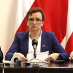 Konferencja dotycząca elektronicznych zwolnień lekarskich. Na zdjęciu: Agata Wojtyszek - wojewoda świętokrzyski / Marzena Mąkosa / Radio Kielce