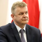 Konferencja dotycząca elektronicznych zwolnień lekarskich. Paweł Kaleta - dyrektor Zakładu Ubezpieczeń Społecznych Oddział w Kielcach  / Marzena Mąkosa / Radio Kielce