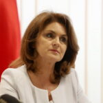 Konferencja dotycząca elektronicznych zwolnień lekarskich. Małgorzata Kiebzak - dyrektor świętokrzyskiego oddziału Narodowego Funduszu Zdrowia w Kielcach / Marzena Mąkosa / Radio Kielce