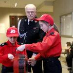 Wystawa "Rycerze Floriana - historia i tradycja" w Starostwie Powiatowym / Marzena Mąkosa / Radio Kielce