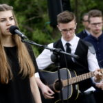 Uroczystości przy pomniku rozstrzelanych patriotów na ul. Karczówkowskiej / Marzena Mąkosa / Radio Kielce