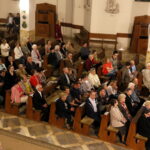 Dzieło chóralne "CAŁONOCNE CZUWANIE" - Chór Akademicki Uniwersytetu Warszawskiego pod dyrekcją Ireny Bogdanovich w kościele pw. Św. Jadwigi w Kielcach / Marzena Mąkosa / Radio Kielce