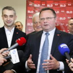 Konferencja SLD. Andrzej Szejna - wiceprzewodniczący SLD / Marzena Mąkosa / Radio Kielce