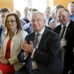 Wiceminister spraw wewnętrznych i administracji z wizytą w regionie. Na zdjęciu: Agata Wojtyszek - wojewoda świętokrzyski, Krzysztof Lipiec - poseł PiS / Marzena Mąkosa / Radio Kielce