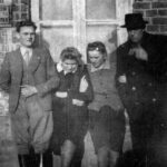 Leon, Helena, Zofia i Michał Szymańscy w czasie wojny w Zielonce / Archiwum / Rodziny Szymańskich