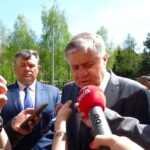 Waśniów. Wizyta Ministra Rolnictwa i Rozwoju Wsi Krzysztofa Jurgiela / Emilia Sitarska / Radio Kielce