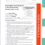 Arkusz maturalny z matematyki na poziomie podstawowym