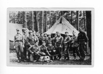 Żołnierze Brygady Świętokrzyskiej NSZ wraz z Aliantami / Narodowe Siły Zbrojne