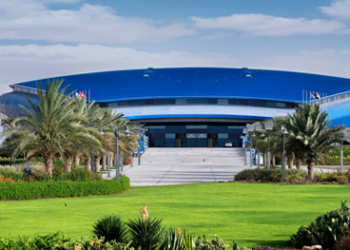Hamdan Sports Complex w Dubaju. Miejsce pojedynku PGE Vive Kielce i FC Barcelona / Hamdan Sports Complex