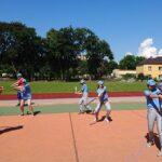 Włoszczowa. Uczniowie trenowali grę w baseball / Daniel Lenart / Radio Kielce
