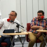 Studio Polityczne Radia Kielce. Od lewej: Krzysztof Sławiński - PO, Mateusz Żukowski - Nowoczesna / Kamil Król / Radio Kielce