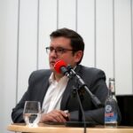 Kielce. Studio Polityczne. Na zdjęciu Mateusz Żukowski - Nowoczesna / Karol Żak / Radio Kielce