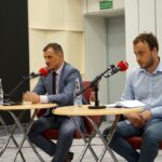 Kielce. Studio Polityczne. Na zdjęciu od lewej: Jacek Toś - PiS, Maciej Kmita - PO / Karol Żak / Radio Kielce