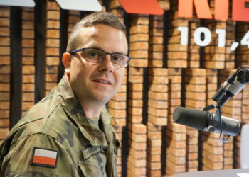 ppłk Marcin Matczak, szef Wydziału Szkolenia CPdMZ w Kielcach / Kamil Król / Radio Kielce